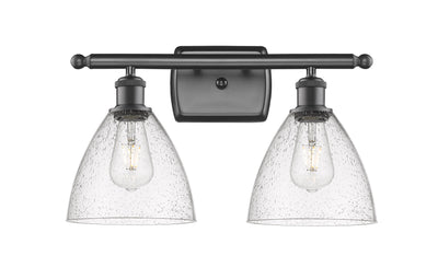 Ballston Bath Vanity Light Cast Brass Glass