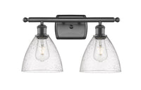 Ballston Bath Vanity Light Brass Glass