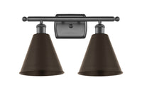 Ballston Industrial, Farmhouse, Restoration-Vintage Berkshire Metal Bath Vanity Light