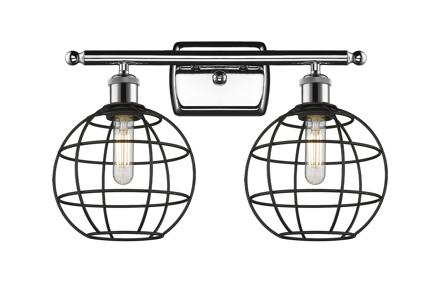 Ballston Industrial, Farmhouse, Restoration-Vintage, Traditional, Transitional  Muselet Bath Vanity Light