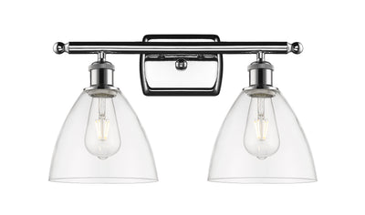 Ballston Bath Vanity Light Cast Brass Glass
