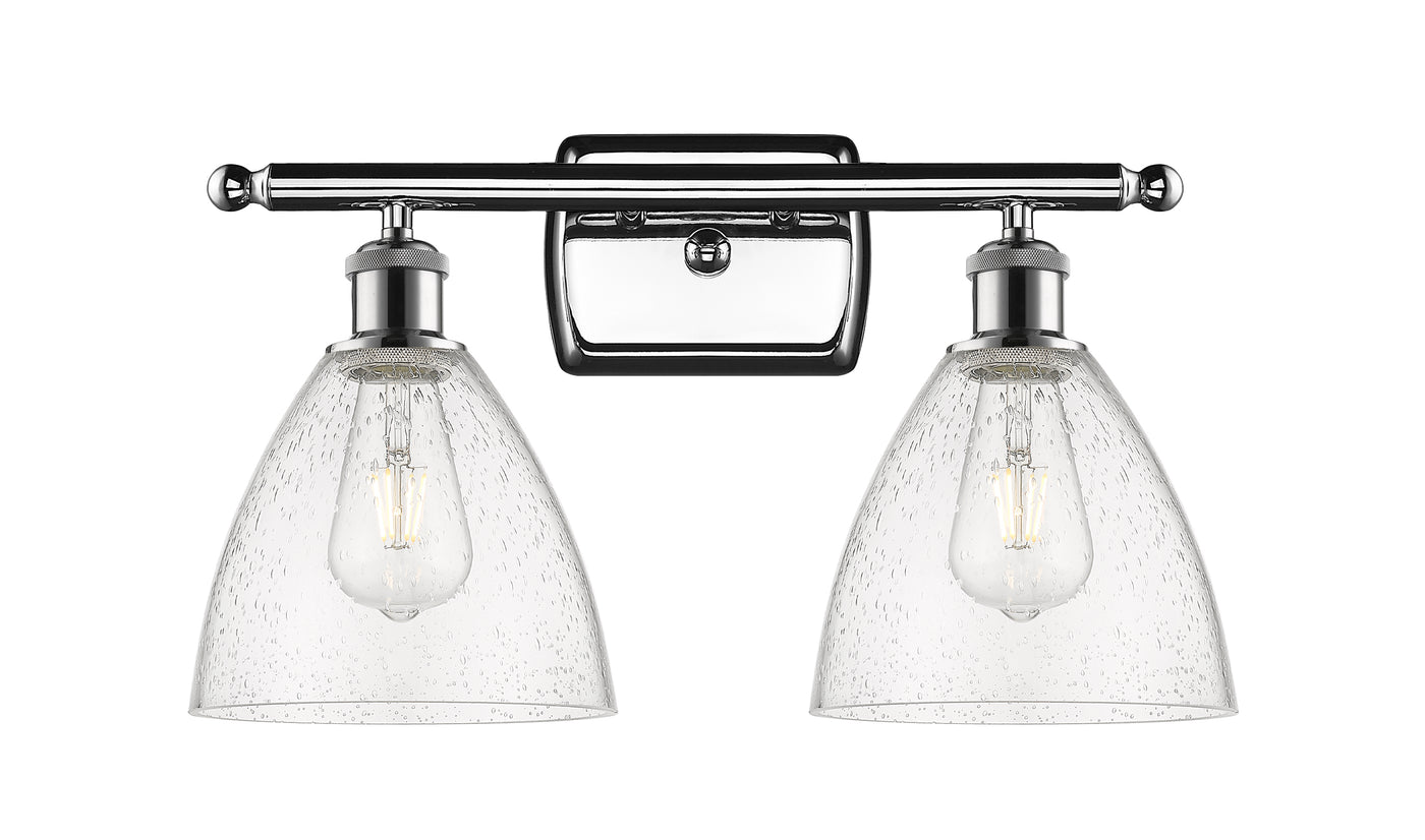 Ballston Bath Vanity Light Brass Glass