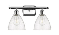 Ballston Bath Vanity Light Brass Glass