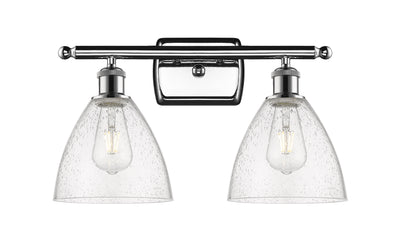 Ballston Bath Vanity Light Brass Glass