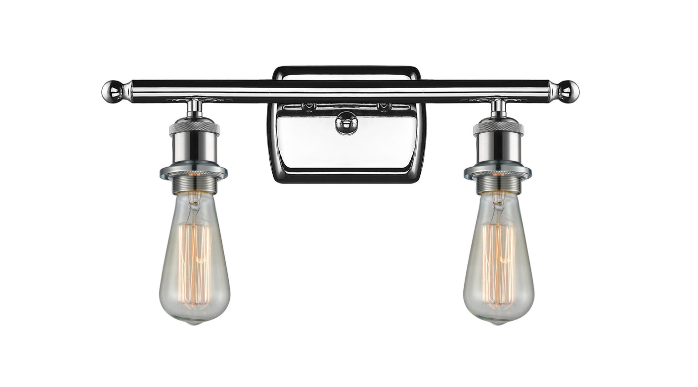 Ballston Sconce Cast Brass Steel Bare Bulb