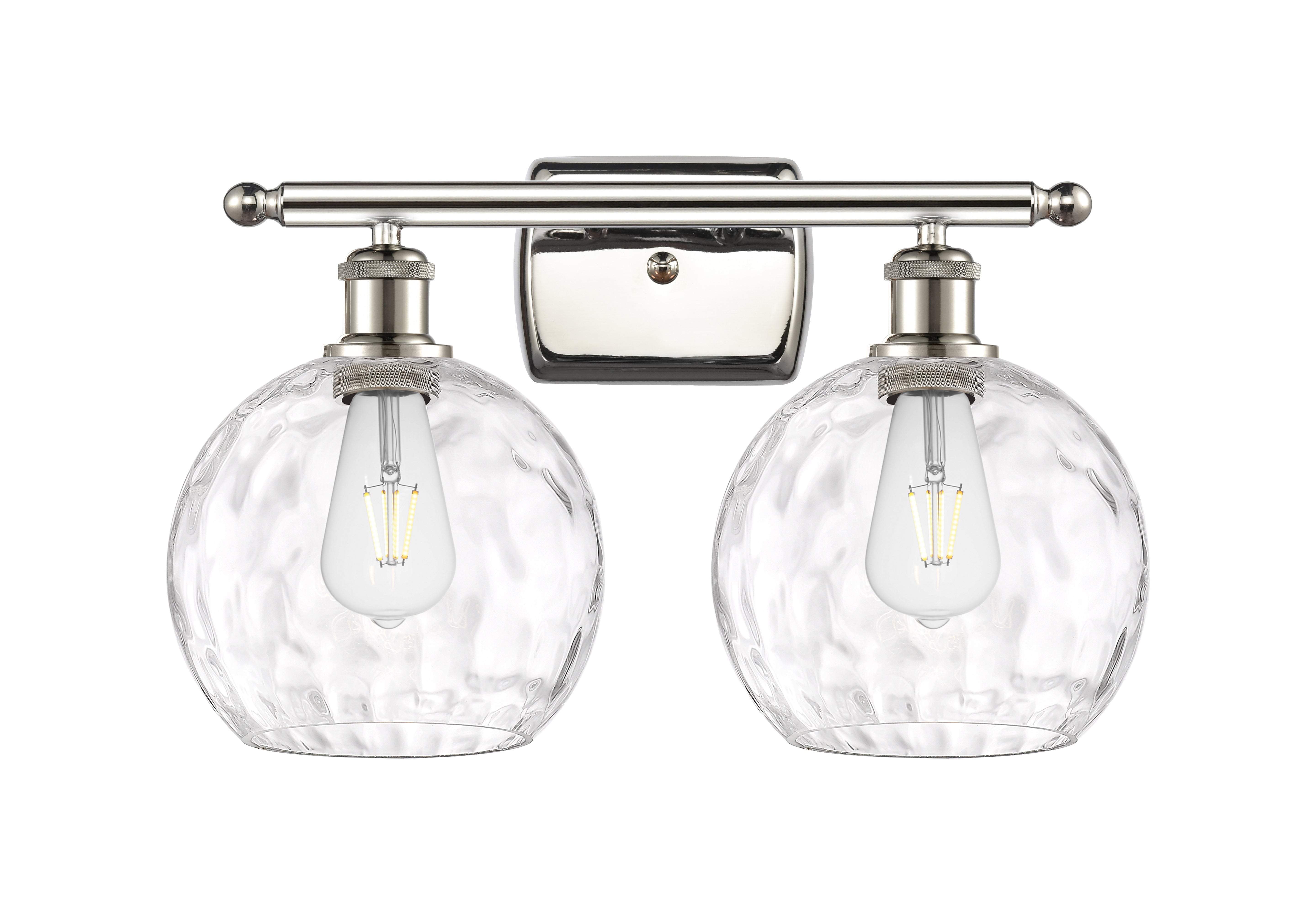 Ballston Bath Vanity Light Cast Brass Glass