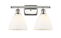 Ballston Bath Vanity Light Brass Glass