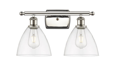 Ballston Bath Vanity Light Cast Brass Glass