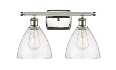 Ballston Bath Vanity Light Cast Brass Glass