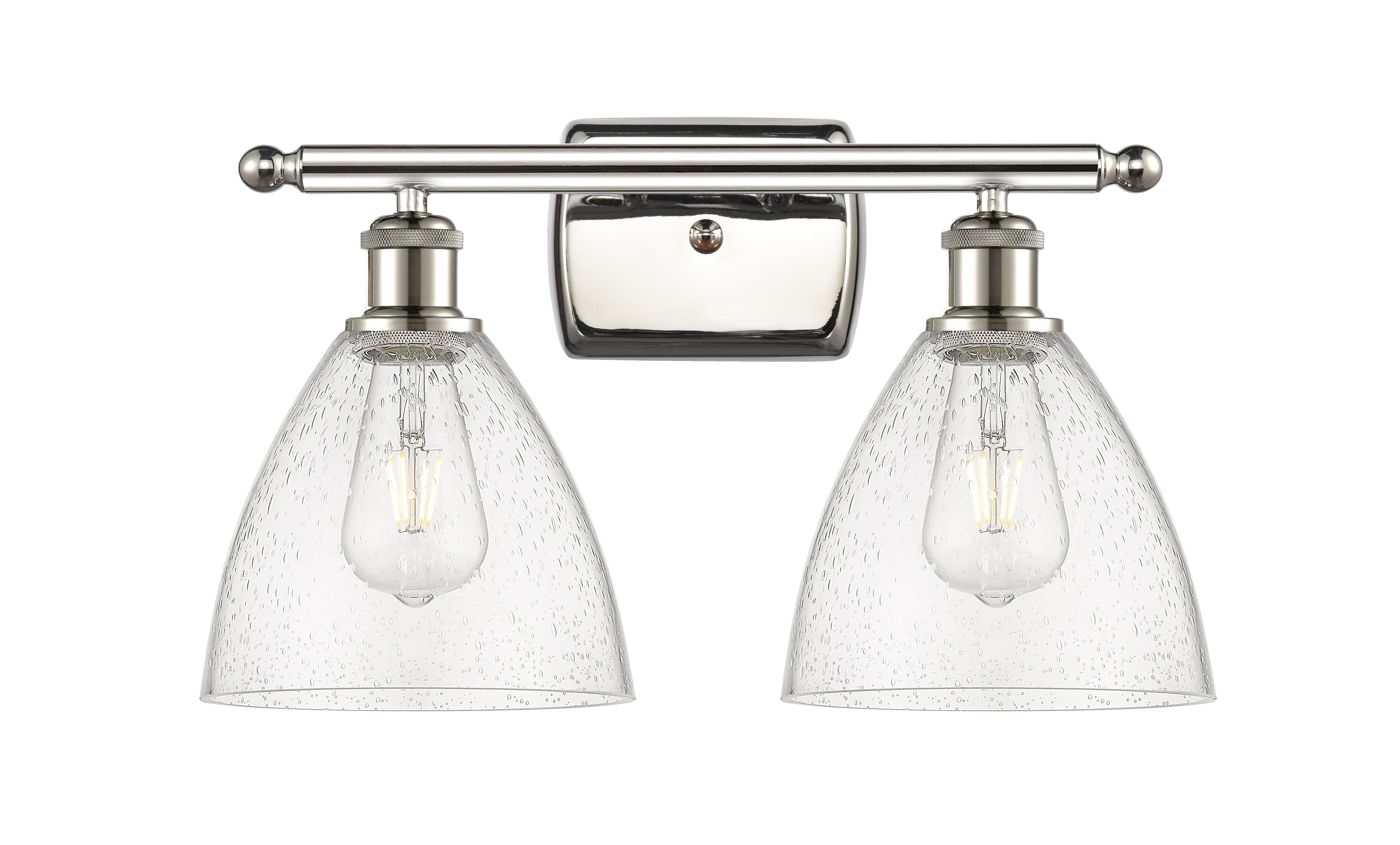 Ballston Bath Vanity Light Cast Brass Glass