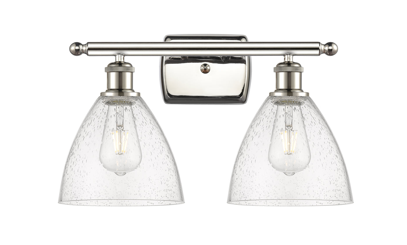 Ballston Bath Vanity Light Brass Glass