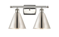 Ballston Industrial, Farmhouse, Restoration-Vintage Berkshire Metal Bath Vanity Light
