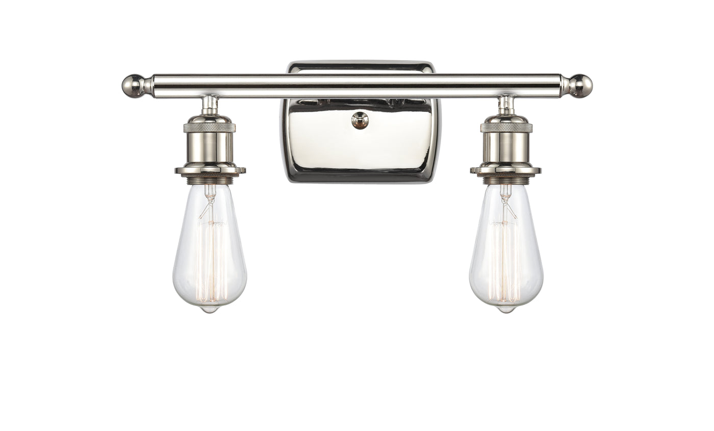 Ballston Sconce Cast Brass Steel Bare Bulb