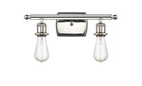 Ballston Sconce Cast Brass Steel Bare Bulb