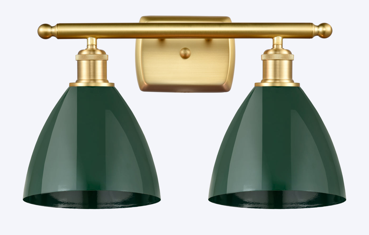 Ballston Industrial, Farmhouse, Restoration-Vintage Plymouth Bath Vanity Light