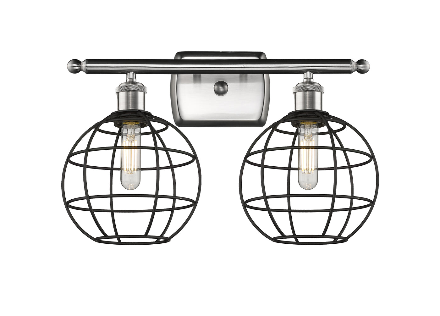 Ballston Industrial, Farmhouse, Restoration-Vintage, Traditional, Transitional  Muselet Bath Vanity Light