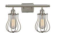 Austere Modern Contempo, Industrial, Restoration-Vintage Bleecker Bath Vanity Light