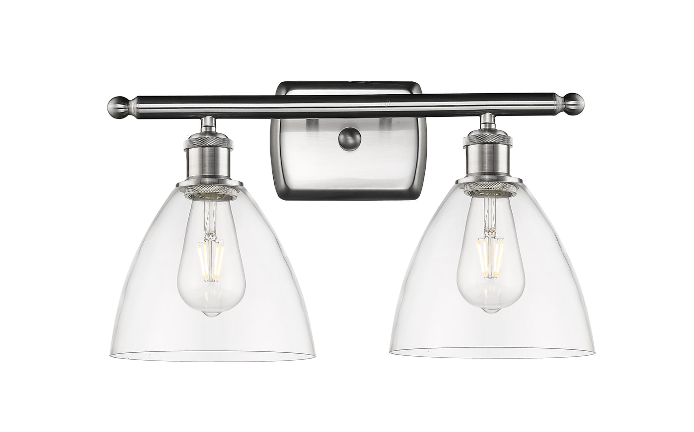 Ballston Bath Vanity Light Cast Brass Glass