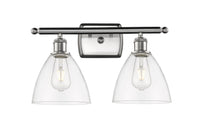 Ballston Bath Vanity Light Cast Brass Glass