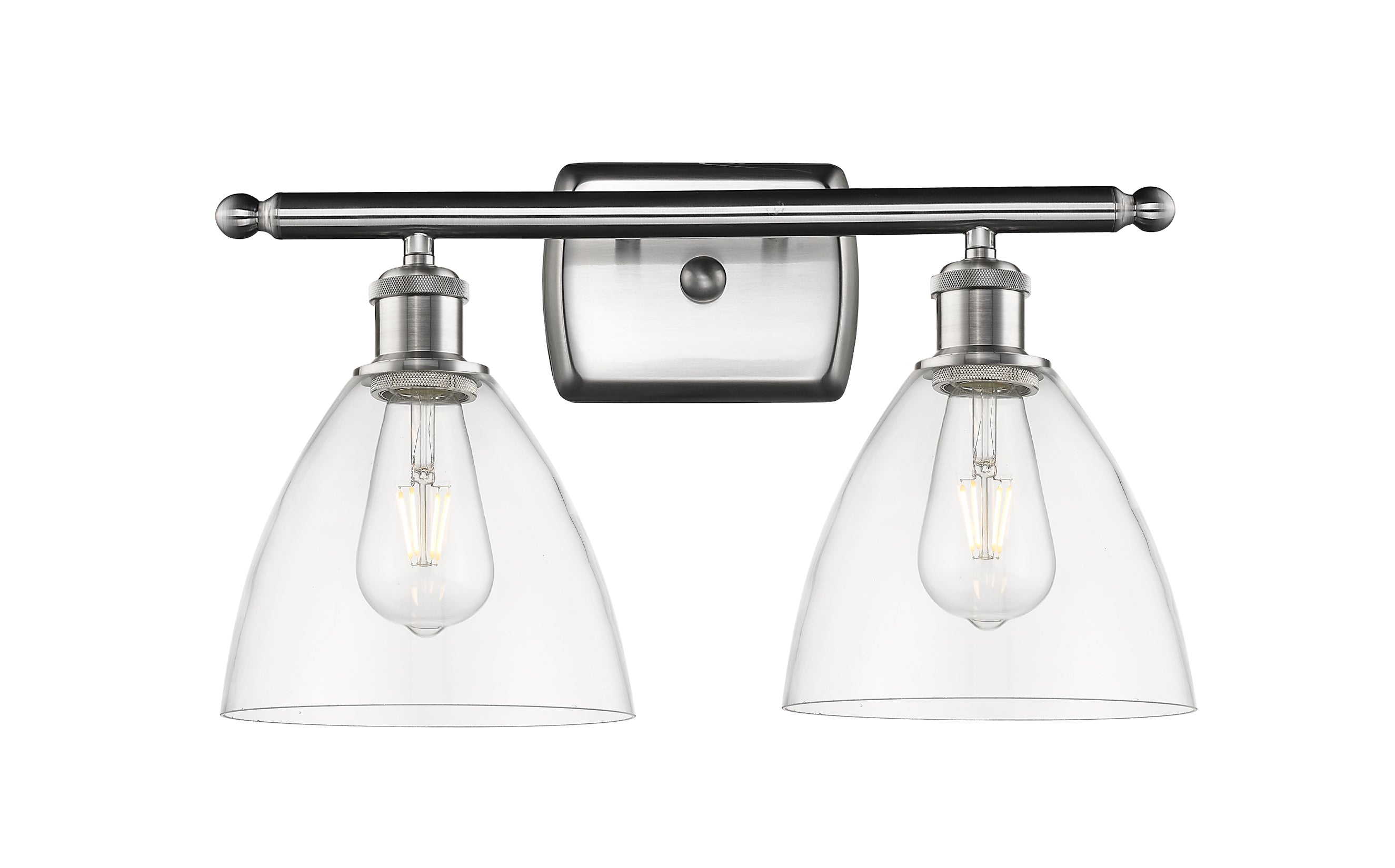 Ballston Bath Vanity Light Cast Brass Glass