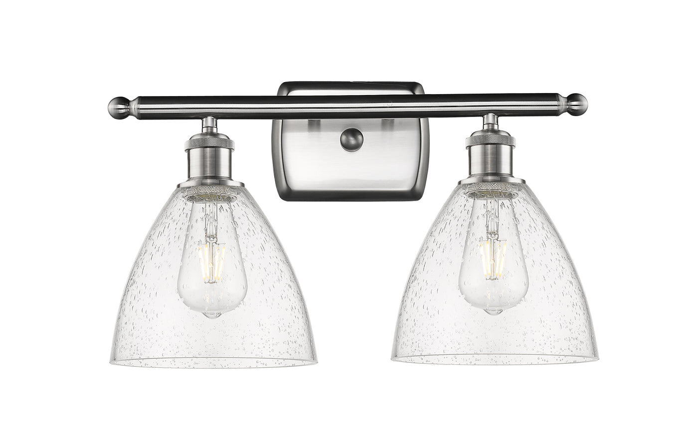 Ballston Bath Vanity Light Cast Brass Glass