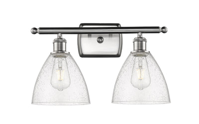 Ballston Bath Vanity Light Cast Brass Glass