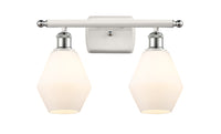 Cindyrella 16-Inch 2-Light Bath Vanity Light 10.5-Inch High