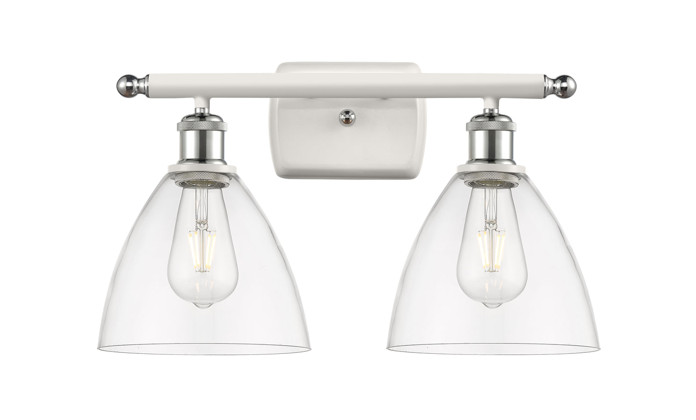 Ballston Bath Vanity Light Cast Brass Glass
