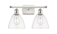 Ballston Bath Vanity Light Cast Brass Glass