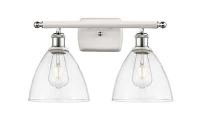 Ballston Bath Vanity Light Cast Brass Glass