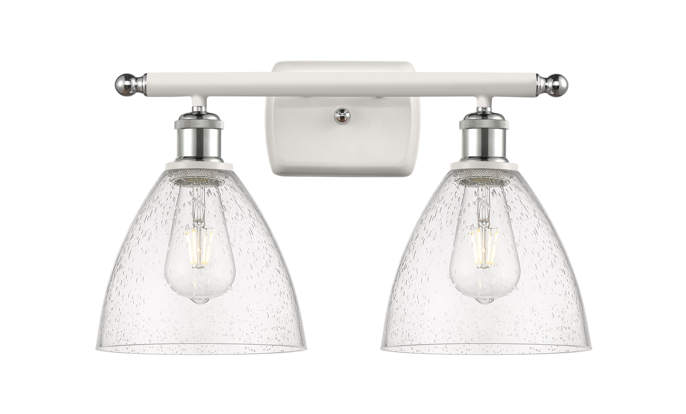 Ballston Bath Vanity Light Cast Brass Glass