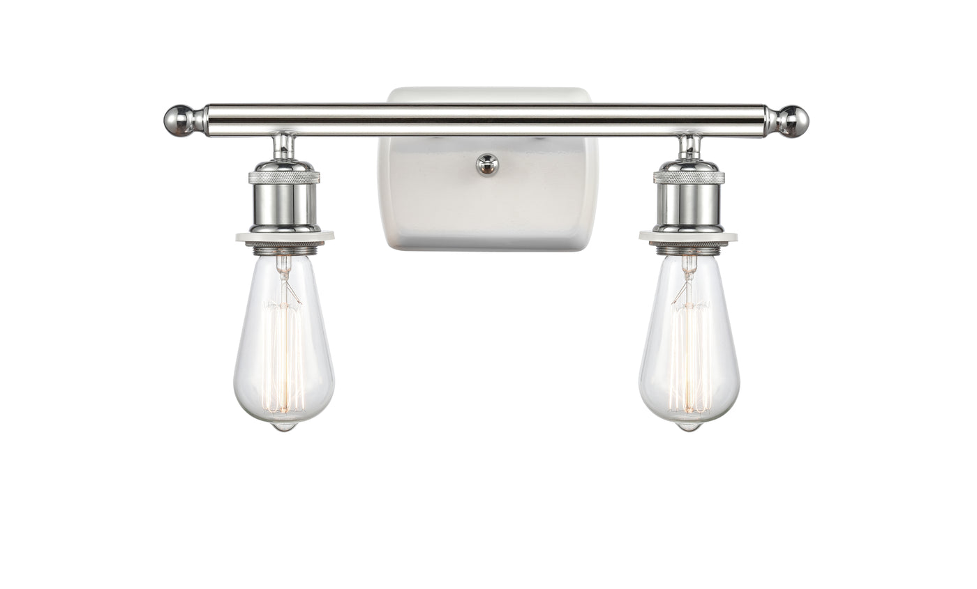 Ballston Sconce Cast Brass Steel Bare Bulb
