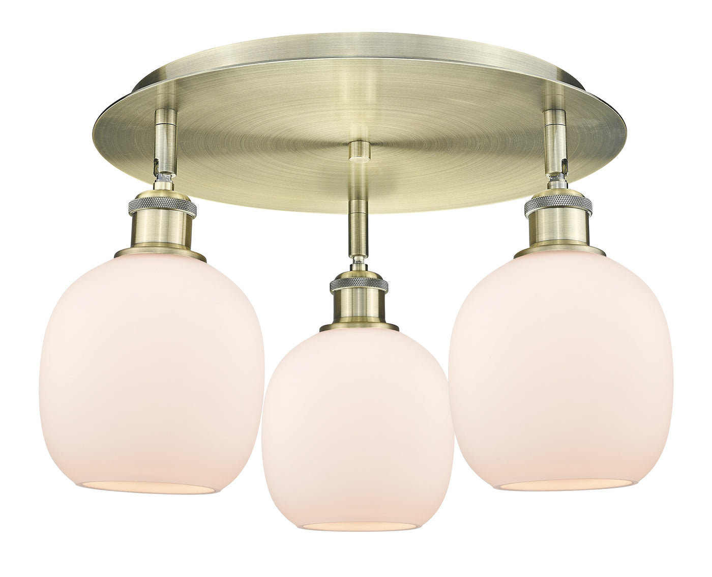 Ballston Semi-Flush Mount Satin Nickel