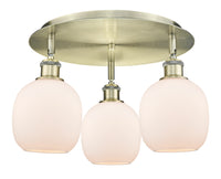 Ballston Semi-Flush Mount Satin Nickel