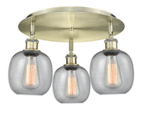 Ballston Semi-Flush Mount Satin Nickel
