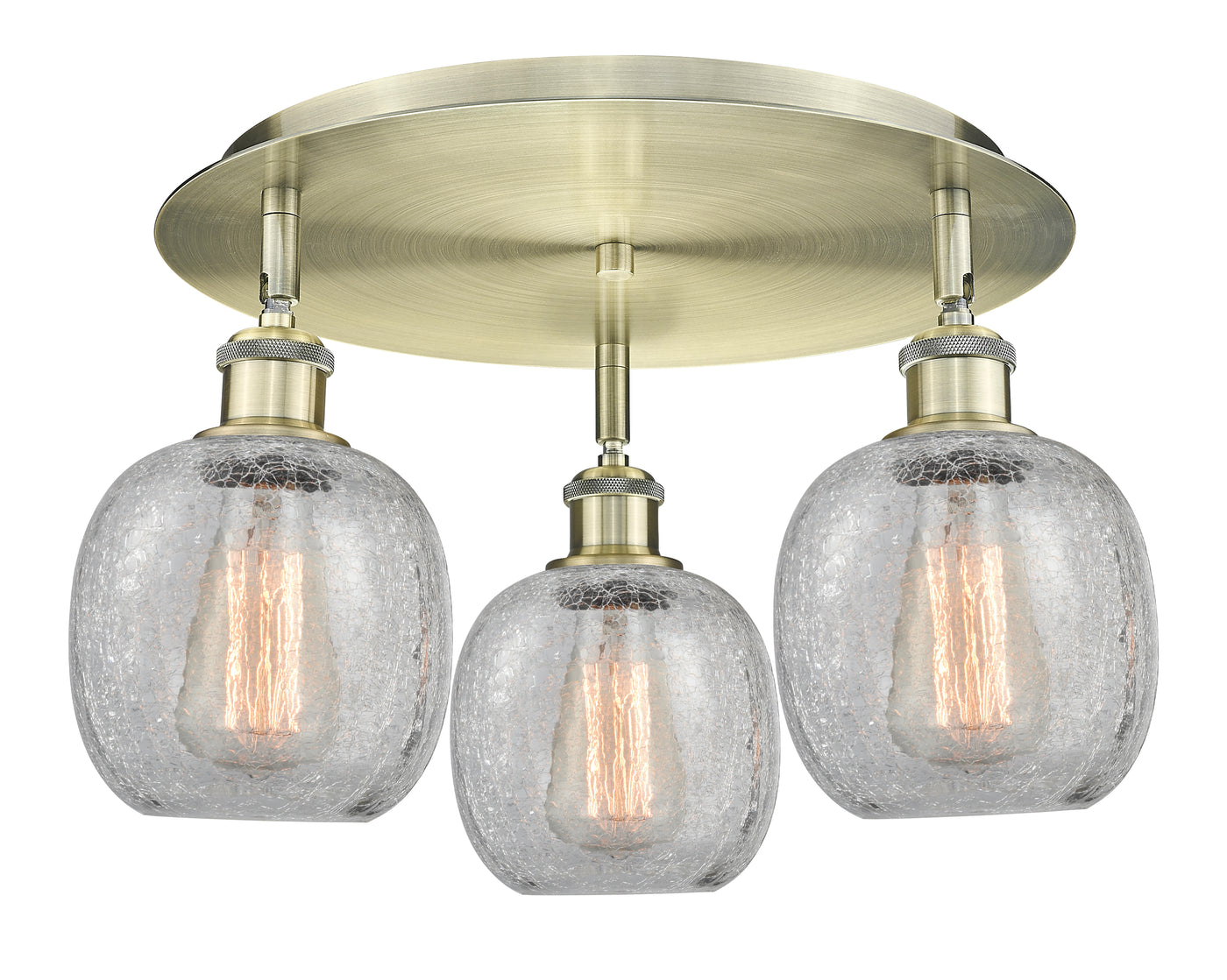 Ballston Semi-Flush Mount Satin Nickel
