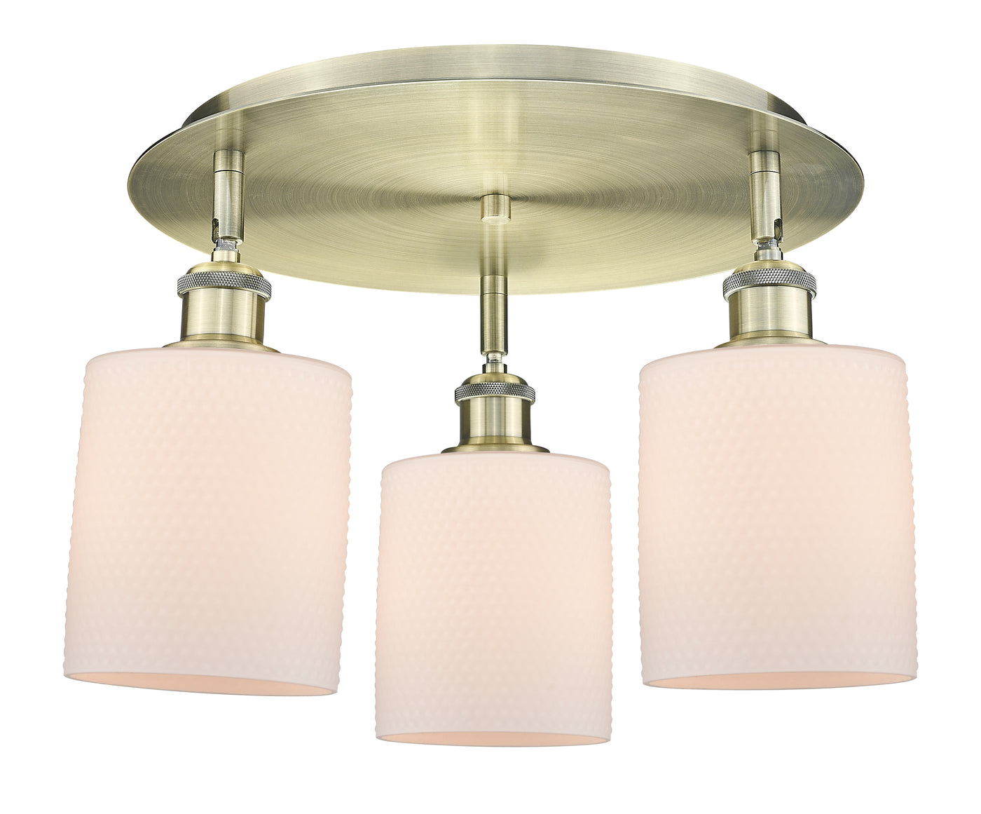 Ballston Semi-Flush Mount Satin Nickel