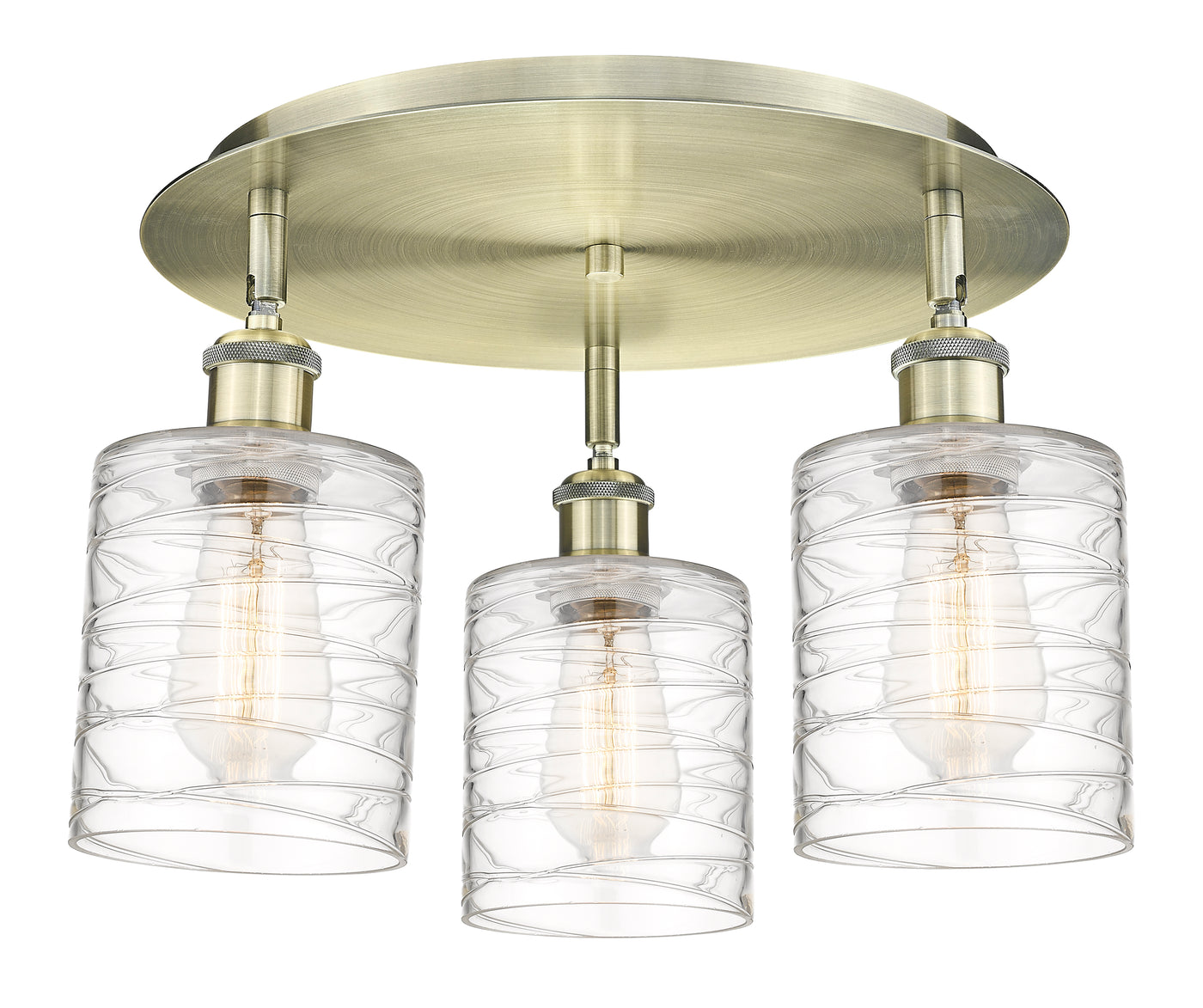 Ballston Semi-Flush Mount Satin Nickel