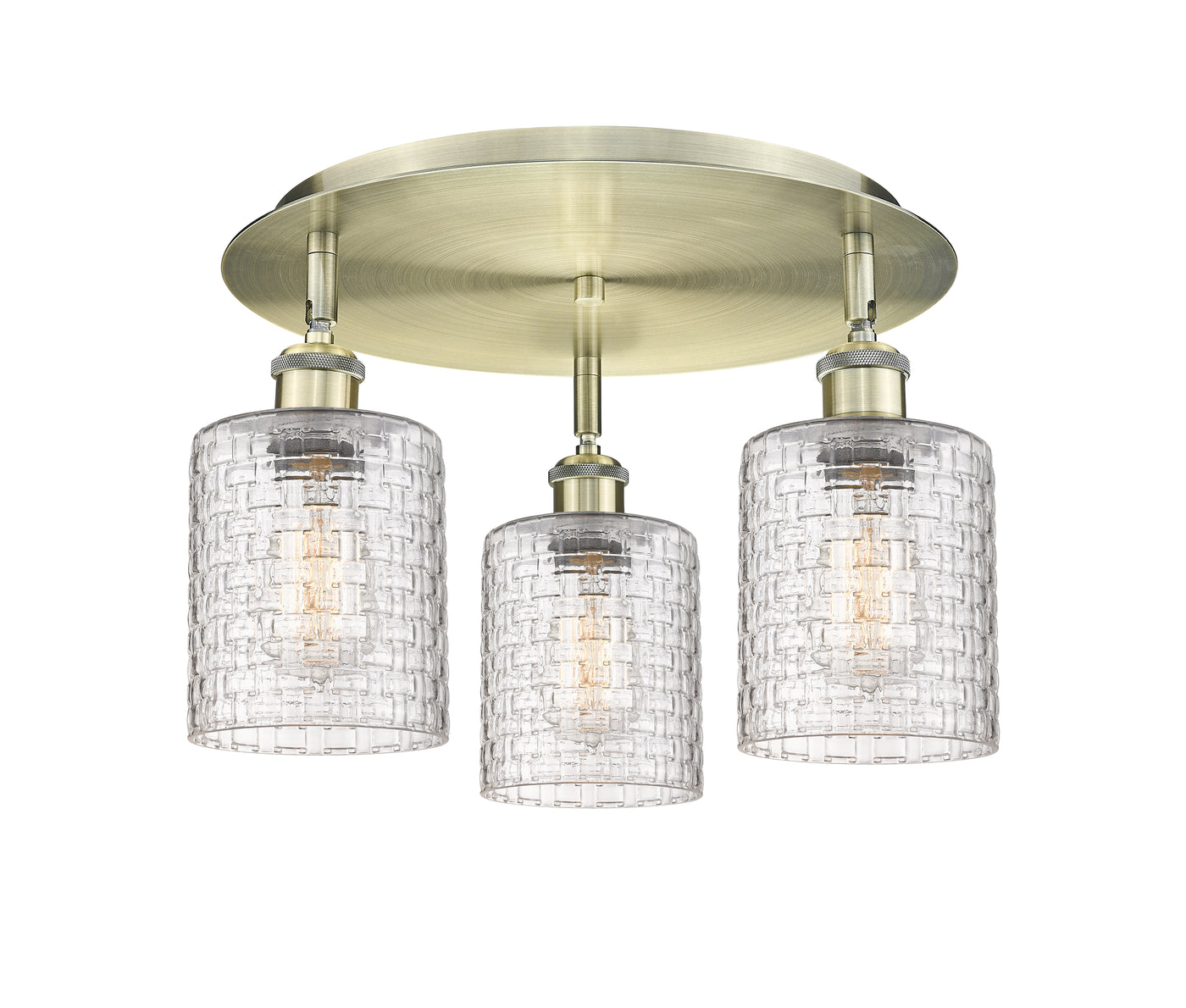 Ballston Semi-Flush Mount Satin Nickel
