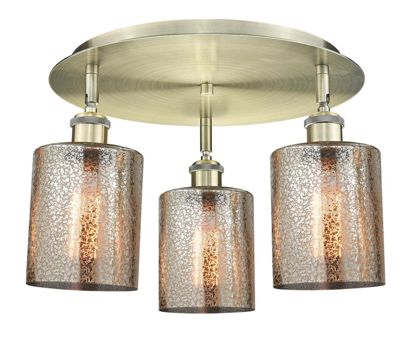 Ballston Semi-Flush Mount Satin Nickel