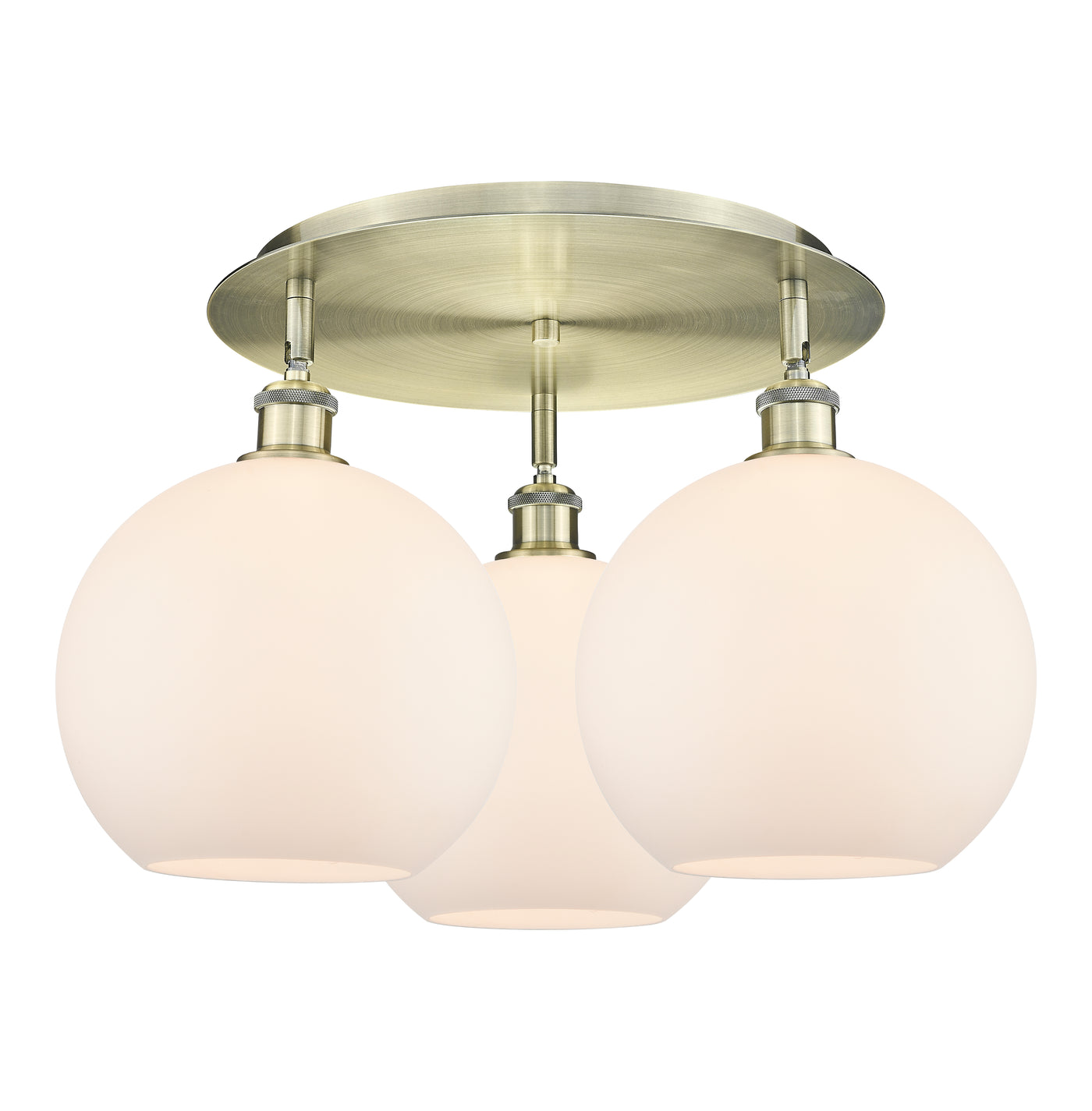 Ballston Semi-Flush Mount Satin Nickel