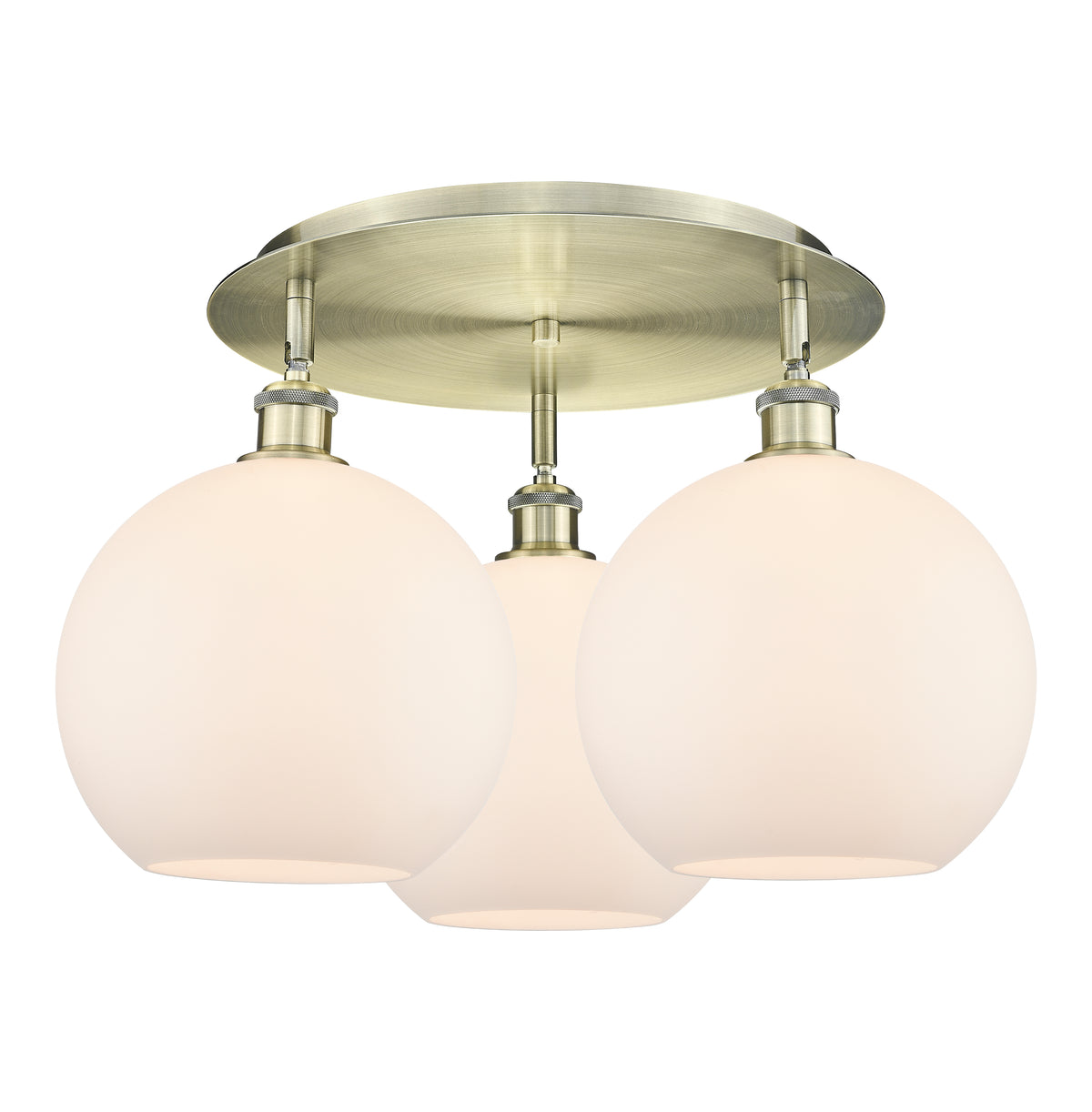 Athens 22-Inch 3-Light Semi-Flush Mount