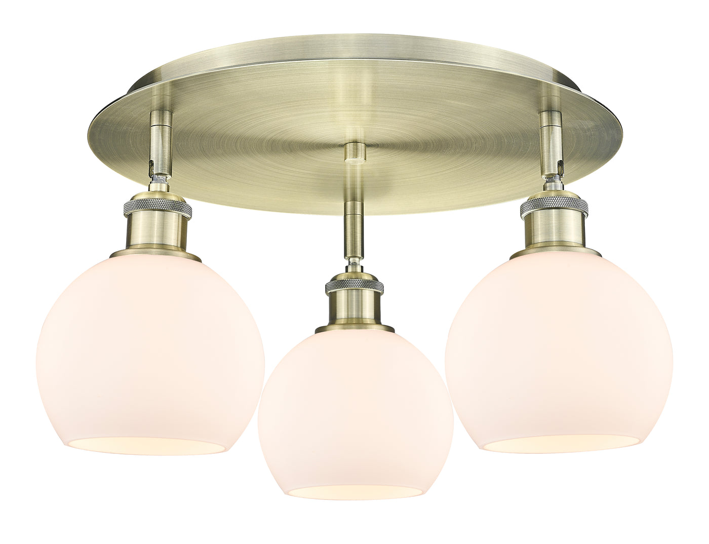 Ballston Semi-Flush Mount Satin Nickel