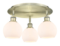 Ballston Semi-Flush Mount Satin Nickel