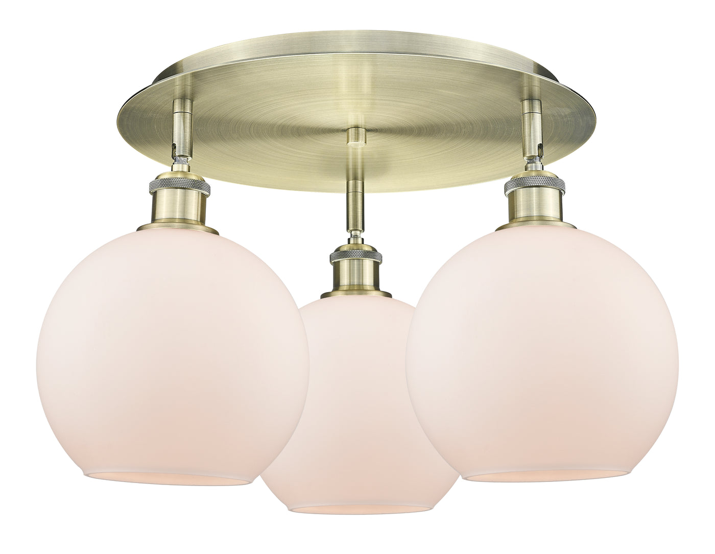 Ballston Semi-Flush Mount Satin Nickel