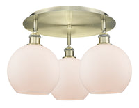 Ballston Semi-Flush Mount Satin Nickel