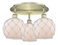 Ballston Semi-Flush Mount Satin Nickel