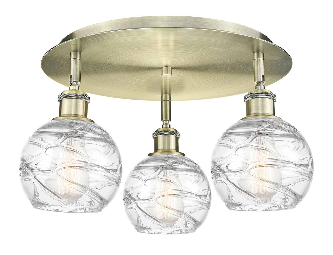 Ballston Semi-Flush Mount Satin Nickel Finish