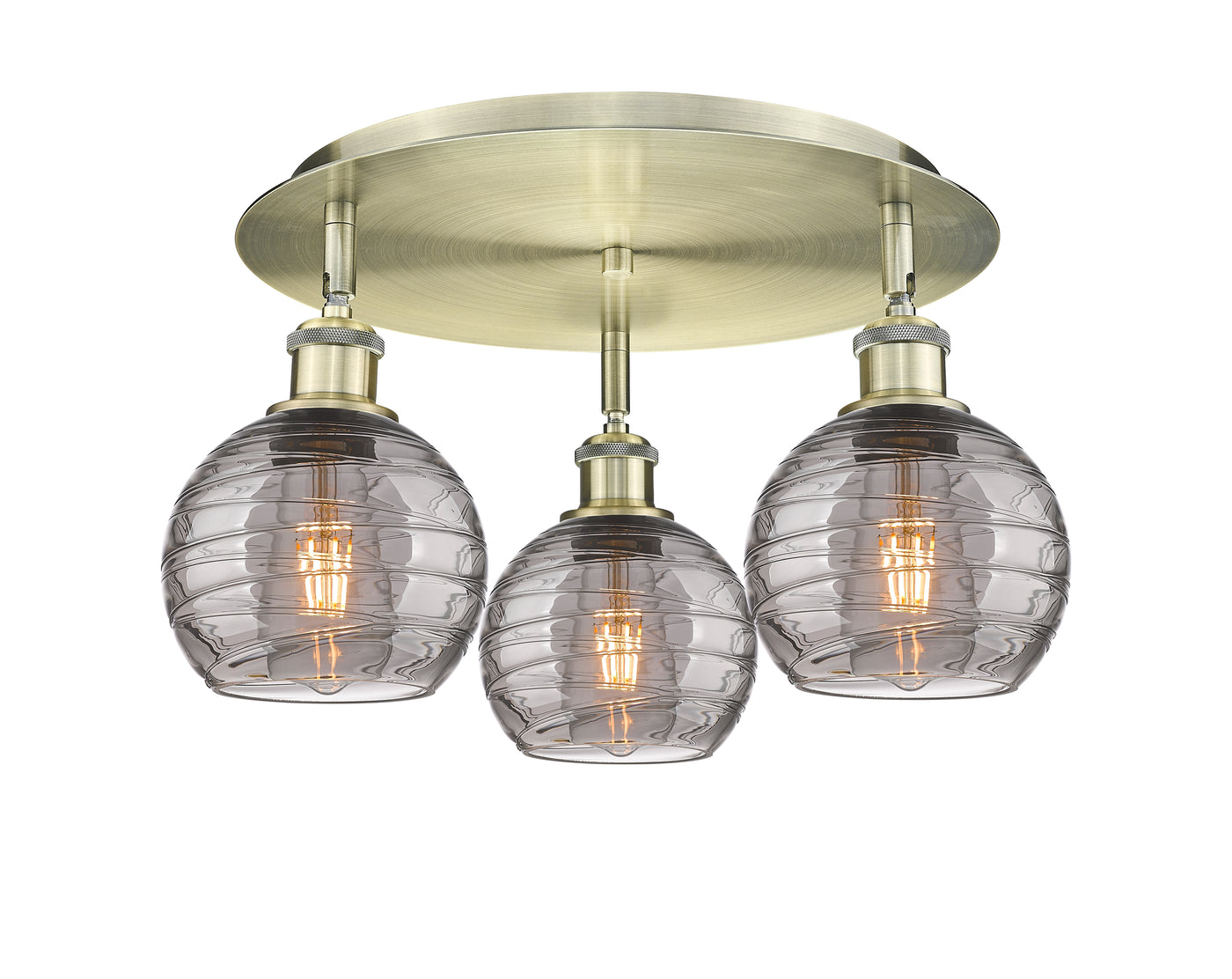 Ballston Semi-Flush Mount Satin Nickel Finish