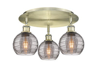 Ballston Semi-Flush Mount Satin Nickel Finish